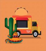 Food Truck Delicious Food