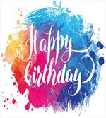 Birthday Message Colorful