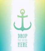 Words Green Ombre Anchor