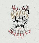 Body and Mind Words Art
