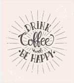 Coffee Words Grunge Effect