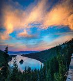 Sundown in the Woods