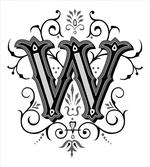 Abstract Ornamental W