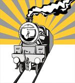Locomotive Sunburst Effect