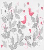 Retro Love Birds