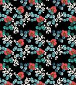 Peony Daisy and Leaves Art