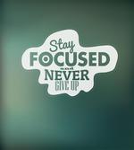 Stay Focused Words