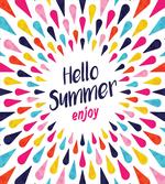 Color Burst Enjoy Summer artwork