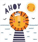 Happy Sailor Lion and Ahoy