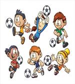 Cartoon Kids Playing artwork