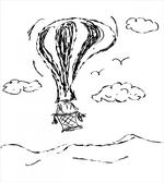 Hot Air Balloon Clouds