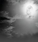 Full Moon and Clouds