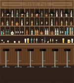 Bar Stools and Bottles