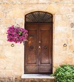 Rusty Wood Door Italian