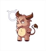 Funny Baby Bull