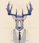 Humanized Manly Deer Art