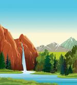 Summer Landscape Woodland