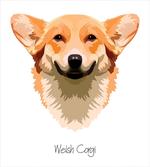 Friendly Funny Welsh Dog Art