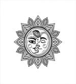 Monochrome Astrology Motif