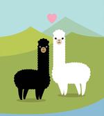 Animals in Love on Hill