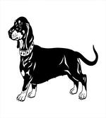 Long Torso Breed Dog artwork