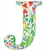 Initials Tropic Flower