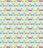 Checkered Cars with Trees