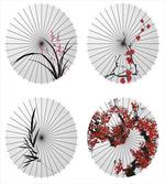 Floral Art on Umbrella