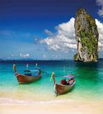 Little Boats and Big Rock artwork