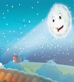 Cartoon Lunar Smiling