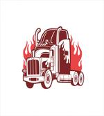 18 Wheeler Silhouette