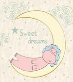 Cartoon Hippo Sleeping