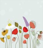 Daisy and Peony Pattern