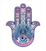 All Seeing Eye Lotus Motif