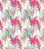 Tropic Flowers Paint Blots