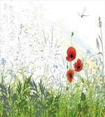 Red Poppies Dragonfly