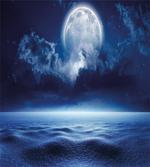 Full Moon and Calm Sea artwork