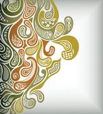 Modern Scroll Leaf