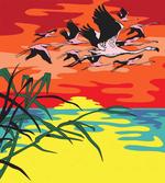 Birds in the Air Art