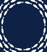 Ocean Navy Fish Circle