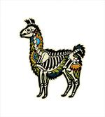 Sugar Skull Style Alpaca
