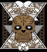 Skull and Flowers Tattoo