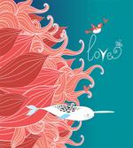 Arctic Whale and Bird