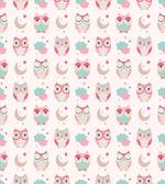 Birds Stars Moon Pastel