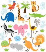 Safari Giraffe Elephant