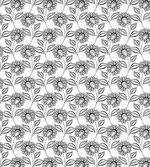 Outline Flowers Art