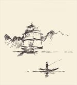 Pagoda Fisherman