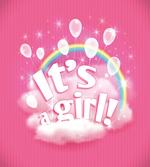 Its a Girl Words artwork