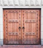 Antique French Wood Door