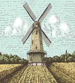 Windmill and Farmland